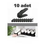 Violet 10'lu Ayarlanabilir Ayakkabı Rampası - Yükseklik Ayarlı Ayakkabı Düzenleyici Dolap İçi Organizer