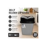 Violet 20 LT çift Kapaklı Çöp Kovası