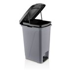 Violet 40 Litre Iç Kovalı Slim Pedallı Çöp Kovası Gri