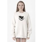Violet Evergarden Anime CH Postal Company Logo Beyaz Kadın 2ip Sweatshirt