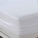 Violet Home Mikro Sıvı Geçirmez Çift Kişilik Fitted Alez 160 x 200 cm - Beyaz