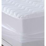 Violet Life Çift Kişilik Kapitone Fitted Sıvı Geçirmez Alez & Yatak Koruyucu - 150 x 200 cm - Beyaz