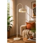 Viona Krem Gold İç Yüzeyli Modern Lambader – Metal Gövdeli Dekoratif Salon ve Oturma Odası Aydınlatm