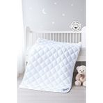 Vionel Home %100 Pamuk Bebek ve Çocuk Yorganı |1. Sınıf Silikon Dolgu | 100x150 Cm | Antialerjik | Nefes Alabilen Beyaz