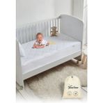 Vionel Home %100 Pamuk Kapitone, Full Kenar Fitted, Su & Sıvı Geçirmez Bebek, Kreş Anaokulu Alezi ve Çocuk Yatak Koruyucu Alez 70 x 120 - Beyaz - 70 x 120 cm