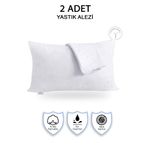 Vionel Home 100 Pamuklu, 2Li Yastik Alezi, Yastik Kilifi, Su / Sivi Gecirmez, (50 X 70 Cm)