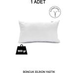 Vionel Home 900 gr 50x70 cm Beyaz 1 Adet Fermuarlı Antialerjik Yastık Boncuk Silikon Pamuklu Kılıf