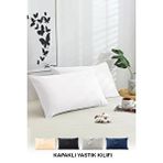 Vionel Home Pamuklu 2'li Yastık Kılıfı 50x70 Cm Düz Renk Çok Renkli