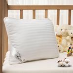Vionel Home Saten Kılıflı Bebek Yastığı, 250 Gr 1. Sınıf Boncuk Silikon, Otel Kalitesi, Antibakteriyel