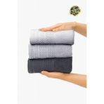 Vionel Home Softure 3’lü El Yüz Havlusu | Günlük Kullanım | 50x90 Cm | Yumuşak, Dayanıklı | Bej Tonlar Çok Renkli