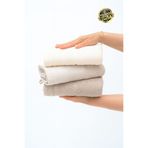Vionel Home Softure 3’lü El Yüz Havlusu | Günlük Kullanım | 50x90 Cm | Yumuşak, Dayanıklı | Bej Tonlar