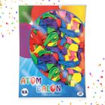 Vıorae 9A Atom Balon Karışık Renkli 100'LÜ - Çok Renkli