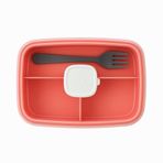 Vios Store Sızdırmaz Lunch Box – 3 Bölmeli Yemek Kabı | Öğle Yemeği Kutusu | Saklama Kabı | BPA İçermez (Yavruağzı)