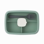 Vios Store Sızdırmaz Lunch Box – 3 Bölmeli Yemek Kabı | Öğle Yemeği Kutusu | Saklama Kabı | BPA İçermez (Yeşil)