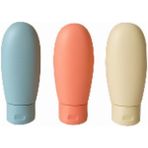 Vios Store Travel Boy 60 ml Seyahat Tipi Şampuan Şişesi Seti – Sızdırmaz, Yeniden Doldurulabilir Sil - Çok Renkli