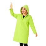 Vios Store Unisex Su Geçirmez Kapüşonlu Yağmurluk, Hafif ve Katlanabilir Yağmur Pançosu, Rüzgar Geçirmez Seyahat & Kamp Ceketi (YEŞİL)