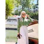 Vıoshıne Kadın Taşlı Ayrobin Gömlek Tunik - Mint Yeşili - Standart