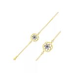 viouge BR0460329 925 Ayar Gümüş Gold Sarı Yaşam Çiçeği Bileklik