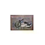 viouge Knm-GK0130 Motorsiklet Tablo Pano Vintage Dekoratif Ev Ofis Hediyelik