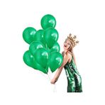 VIP 100 PCS SHINY METALLIC GREEN BALLOON VIP KALİTE PARLAK METALİK YEŞİL BALON HELYUM GAZI UYUMLUDUR