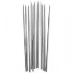 VIP 35 CM 8 PCS CHURCH METALLIC SİLVER CANDLES GÜMÜŞ ARINMA MUMU 8 ADET İNCE MUM GÜMÜŞ KİLİSE MUMU