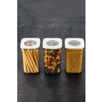 Vip Ahmet Güneş Kare Saklama Kabı 3 Lü 1200 ML VP-280 G