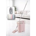 VİP AHMET Vipset Premium Tablet Mop Temizlik Seti (Temiz & Kirli Su Ayrımlı)+4'lü Yedek Bez +El Mopu