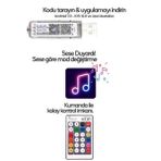 Vip Aydınlatma Vip 10 Mt Rgb Led Uzaktan Kumandalı Sese Duyarlı Bluetooth- Telefona Bağlanabilir Rgb Şerit Led