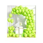 VIP Balon 15’li 12 İnç Pastel Açık Yeşil Balon Seti – Helyum Uyumlu, Canlı ve Şık Parti Balonları