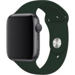 Vip Case 38mm-40mm-41mm 1 2 3 4 5 6 7 8 9 10 ve SE Serileri ile Uyumlu Apple Watch Silikon Kordon - Olive