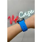 Vip Case 38mm-40mm-41mm 1 2 3 4 5 6 7 8 9 10 ve SE Serileri ile Uyumlu Apple Watch Silikon Kordon - Royal Blue