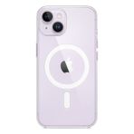 Vip Case İphone 14 ve 13 Uyumlu - Kamera Çıkıntılı Şeffaf Magsafe Kablosuz Şarj Destekli V-Mags Kılıf