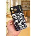 Vip Case iPhone 17 Pro Max Uyumlu Kuru Kafa Silikon Darbe Emici Klasik Korumalı Rubber Kılıf