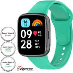 Vip Case Xiaomi Redmi Watch 3 Active ve Watch 3 Lite Uyumlu Akıllı Saat Bileklik Silikon Kordon - Turkuaz