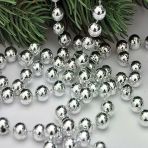 Vıp Deluxe 5 Metre Gümüş Zincir Süs Gümüş Yılbaşı Ağacı Süsleri Gümüş Noel Ağacı Süsleri Vitrin