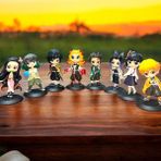 Vıp Demon Slayer 8'li Karakter Set Anime Set 13 cm Demon Slayer Oyuncakları Demon Slayer Biblo Set - Renkli