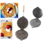 VİP Döküm Granit Waffle Kalıbı 19X16 cm
