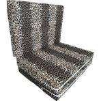 Vip Home Concept Katlanır Yer Yatağı ve Tek Kişilik Sünger Katlanır Minder Yatak 90X190X10 Cm-Leopar - 90 x 190 x 10 cm
