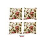 Vip Home Concept Kirlent Yastik Kilifi Vip Yastik Kilifi 4 Adet-43X43 Cm(İngiliz Gulu)
