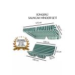 Vip Home Concept Market Urunleri Salincak Minder Seti 2 Kisilik