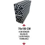 Vip Home Concept Tek Kişilik Katlanır Sünger Yatak 70x180 cm 6 cm Kalınlık ile Konforlu Kullanım - Dikdörtgen