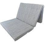 Vip Home Concept Tek Kişilik Katlanır Yer Yatağı ve Sünger Katlanır Minder Yatak 80x180x8 cm - Gri