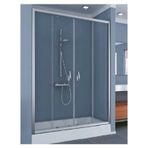 Vip İki Duvar Arası İki Sabit İki Kayar 150x180 cm Duşakabin
