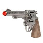 VIP KALİTE KILIFLI KOVBOY REVOLVER METAL KAPSÜL TABANCASI 8Lİ KAPSÜL KOVBOY TABANCASI OYUNCAK TABANCA