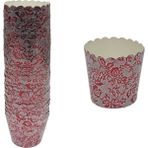 VİP Kek Kapsülü Kırmızı Dallı 25 Li 4.5 x 5 cm