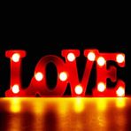 Vıp Led Işıklı Love Yazısı Gün Işığı Led Işıklı Dekor Love Yazı Sevgililer Gününe Özel Dekor Işık Gün Işığı