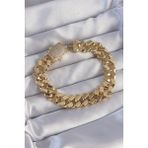 Vip Seri Gurmet Zirkon Taşlı Gold Renk Bileklik - Lisinya - 001-Renkli