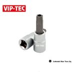 VIP-TEC 1/2 T20 mm Delikli Kısa Lokmalı Torx Uç