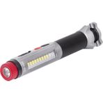 Vip-tec Vıp-Tec VT891211 6 Fonksiyonlu Şarjlı Kalem Tip El Feneri 500 Lümen Lazer Uv Mıknatıslı - Gri