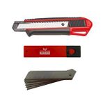 VIP-TEC VT875101 160x18 mm Profesyonel Plastik Maket Bıçağı+10 Adet Yedek Başlığı